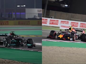 Lewis Hamilton gana el GP de Qatar; Checo Pérez remontó y finalizó cuarto