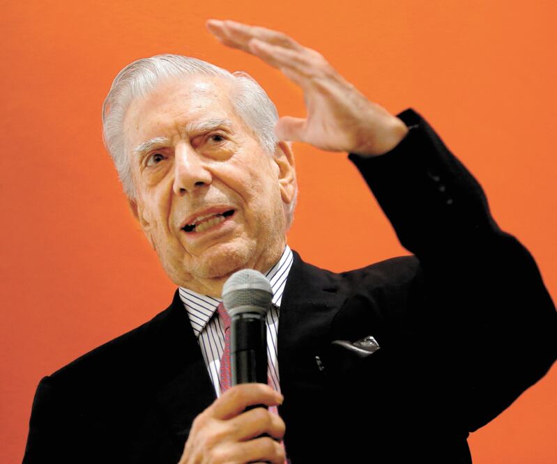 La biografía de Mario Vargas Llosa fue incluida en la colección para niños "Peruanos Power". Foto: ARCHIVO EL UNIVERSAL