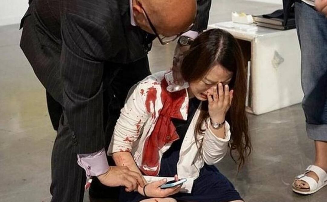 La víctima, quien se identificó como Shin Seo Young, recibió lesiones no mortales en el cuello y los brazos. (FOTO: Especial)