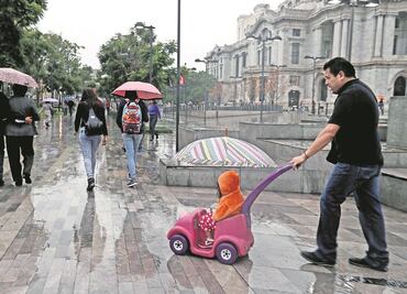 Llueve en al menos seis delegaciones capitalinas