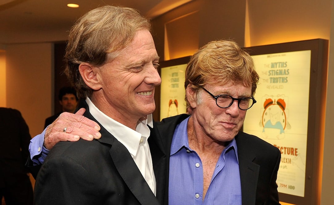 James y Robert Redford. Foto: AFP