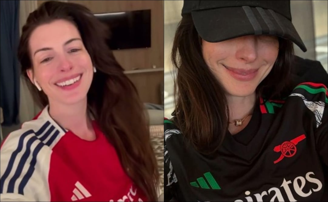 Anne Hathaway confesó su afición por el Arsenal