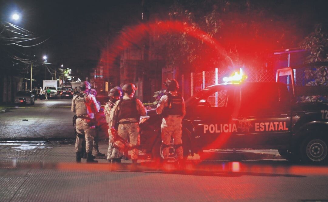 Elementos de la Guardia Nacional, Sedena y la SSPC acordonaron la zona y montaron un operativo, sin que se reportaran detenciones. Foto: Luma López / El Universal (06/01/2025)