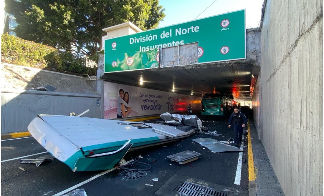 Accidente Viaducto. Foto: Valente Rosas