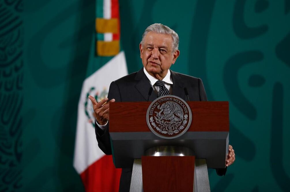 Conferencia mañanera, encabezada por Andrés Manuel López Obrador, presidente de México. Foto: El Universal / Diego Simón