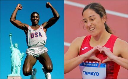Carl Lewis, leyenda del atletismo presume a la mexicana Cecilia Tamayo