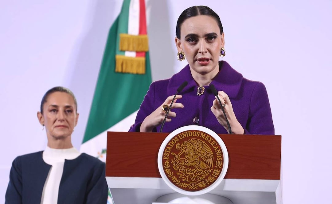 Altagracia Gómez en conferencia mañanera de Claudia Sheinbaum del 27 de noviembre, desde Palacio Nacional. Foto: Berenice Fregoso|EL UNIVERSAL