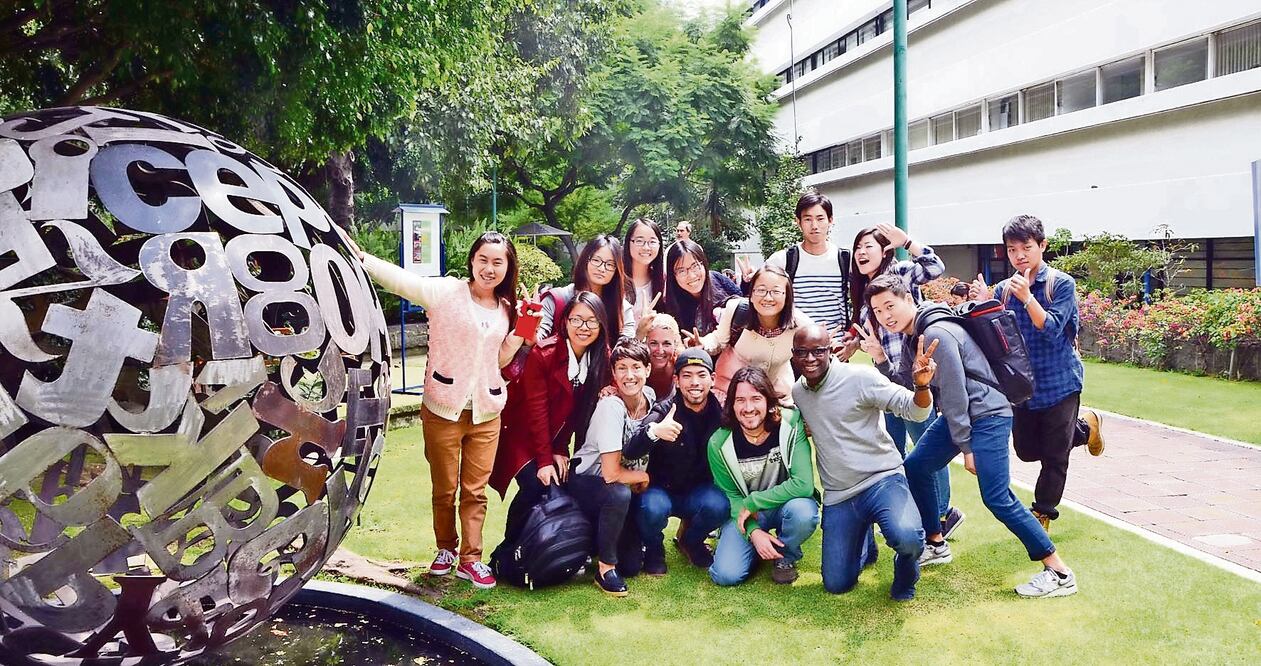 Punto de reunión de alumnos de todas partes del planeta (CORTESÍA UNAM)