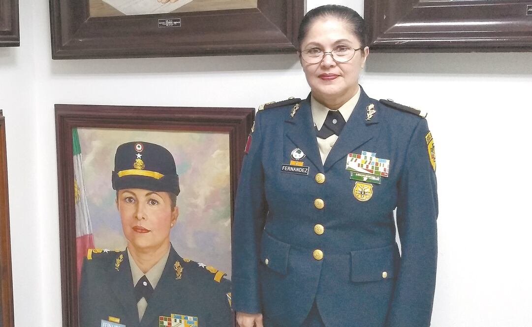 Martha Patricia Fernández Guzmán, directora de la Escuela Militar de Medicina. Foto: MANUEL ESPINO. EL UNIVERSAL