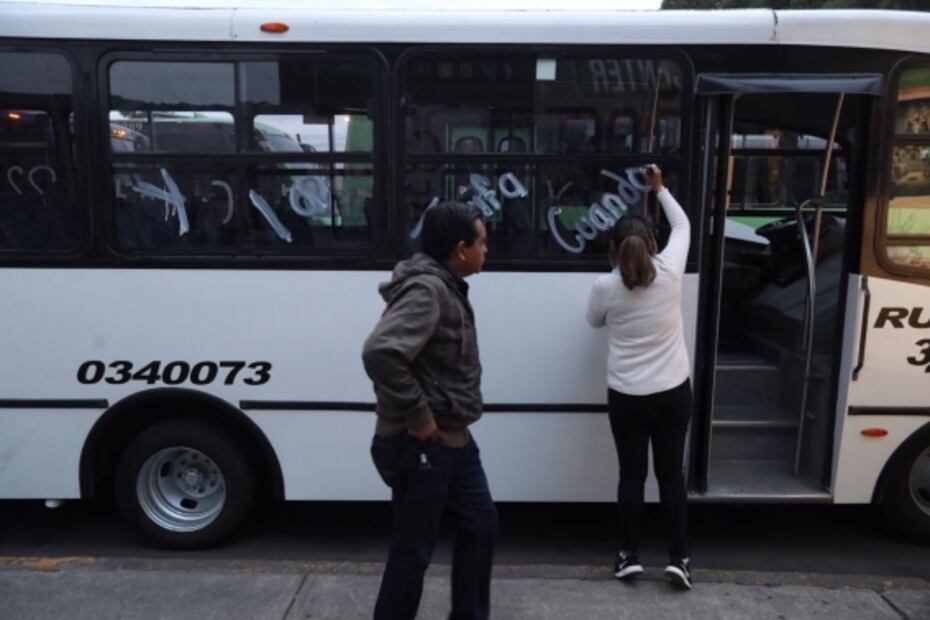Transportistas comienzan a llegar a General Anaya para marchar al Zócalo