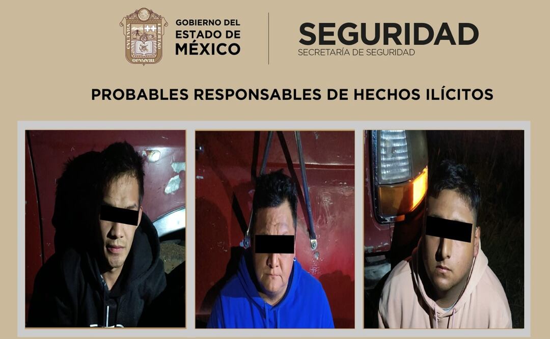 Falsos policías atacaron a elementos de SSEM en Teoloyucan; un guardia muere y tres sospechosos son detenidos. Foto: Especial