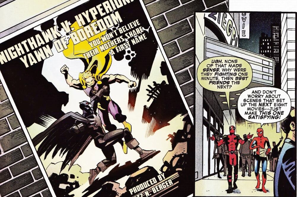 Las referencias aparecen en el número seis de la serie Spiderman/Deadpool (ESPECIAL)