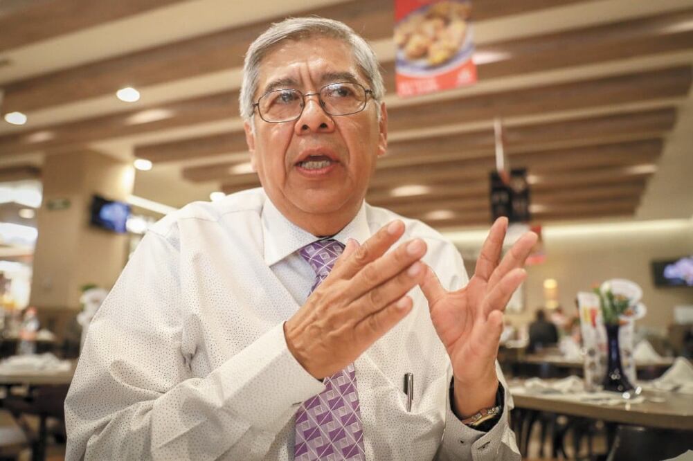 Rector de la Universidad Autónoma de la Ciudad de México, Galdino Morán López. Foto: DIEGO SIMÓN. EL UNIVERSAL