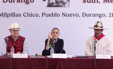 “Queremos que un indígena llegue a la Corte, queremos muchos Benitos Juárez”: Sheinbaum; promete infraestructura en Durango