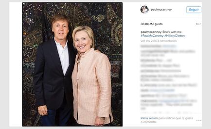 Paul McCartney se reúne con Hillary Clinton