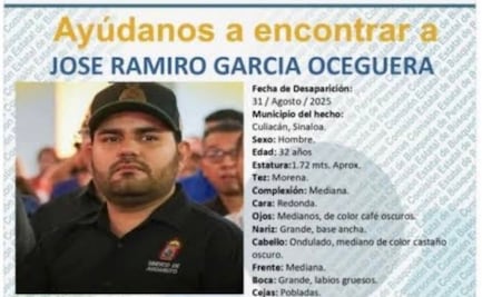 Aparece sano y salvo síndico de Aguaruto, Sinaloa; había sido secuestrado el 30 de agosto