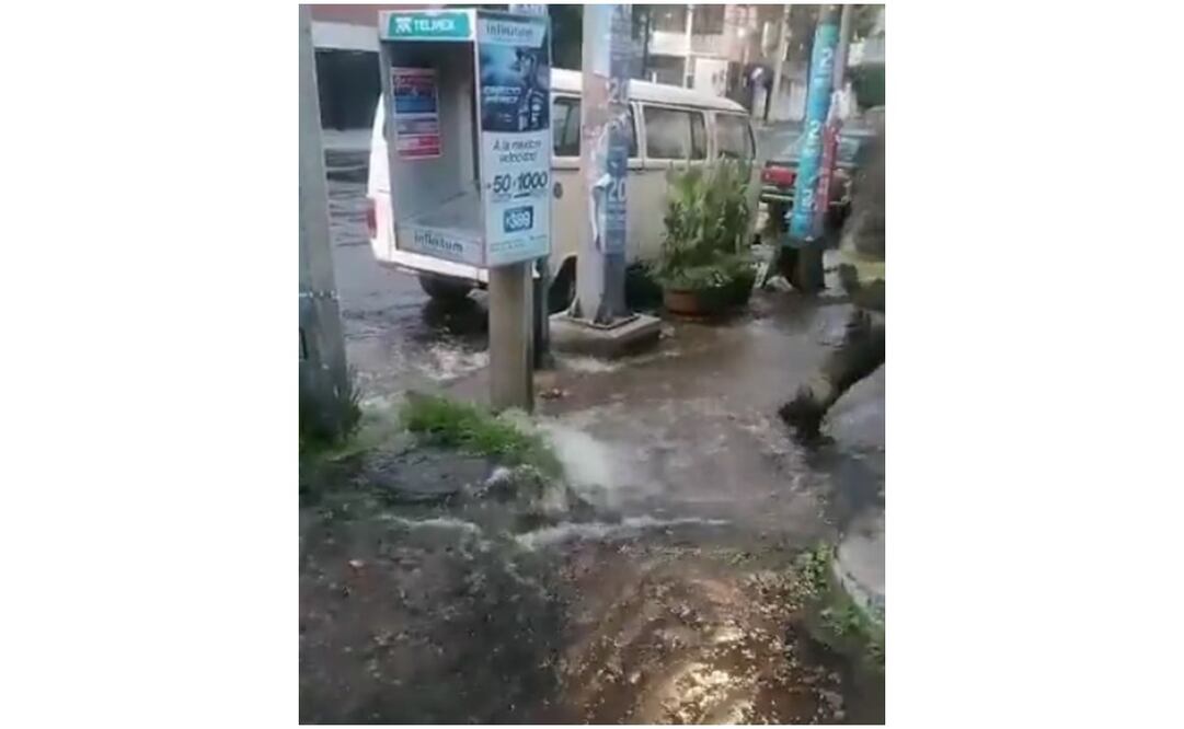 Al parecer se trata de una fractura sobre banqueta. Foto: Tomada de video