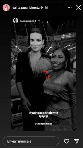 Yalitza Aparicio rompe el silencio sobre la polémica desatada por su foto con Laura Pauisini