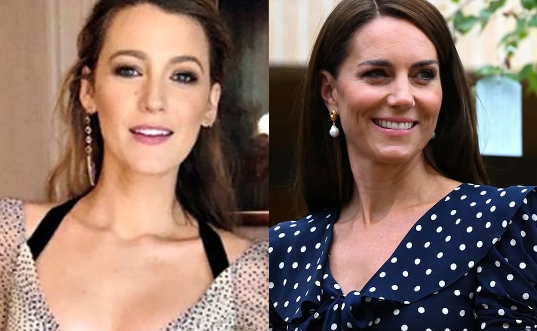 Blake Lively y Kate Middleton. Foto: Instagram oficial.