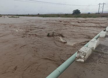 Evacuan ejidos ante creciente de río Aguanaval en la Comarca Lagunera