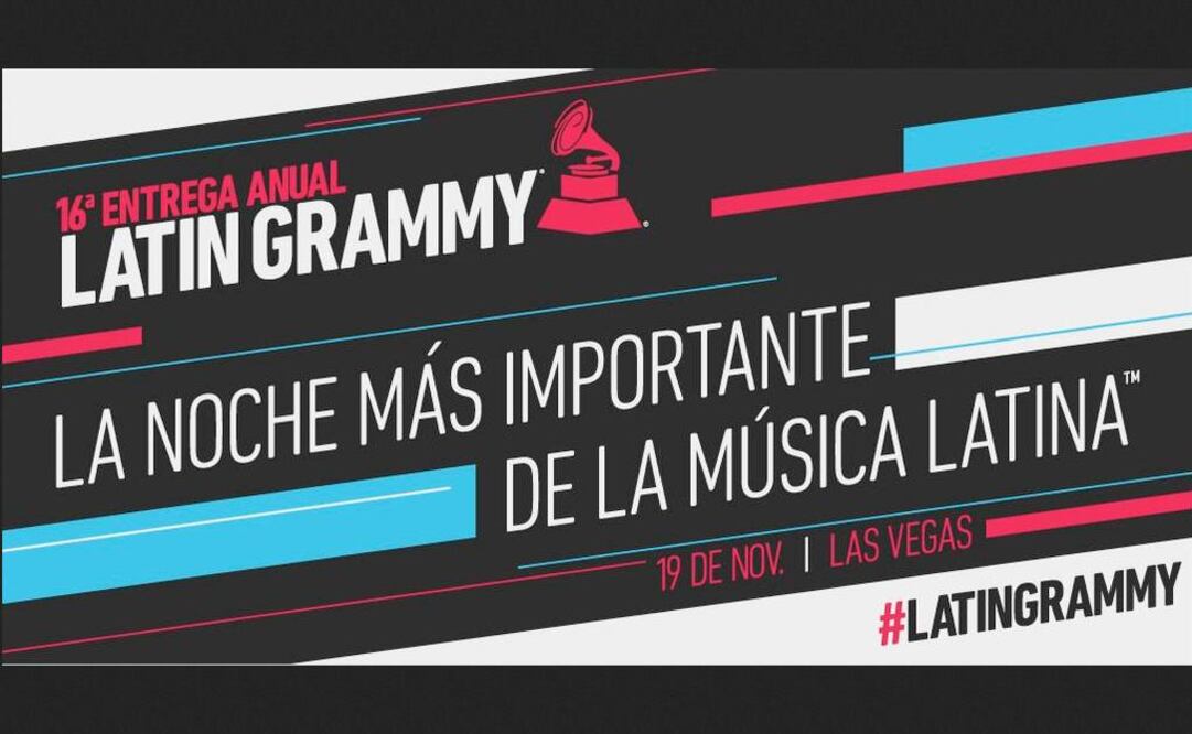 Será la octava ocasión en que estos galardones se entreguen en Las Vegas, y la segunda en el MGM Grand Garden Arena. FOTO: Twitter @LatinGRAMMYs