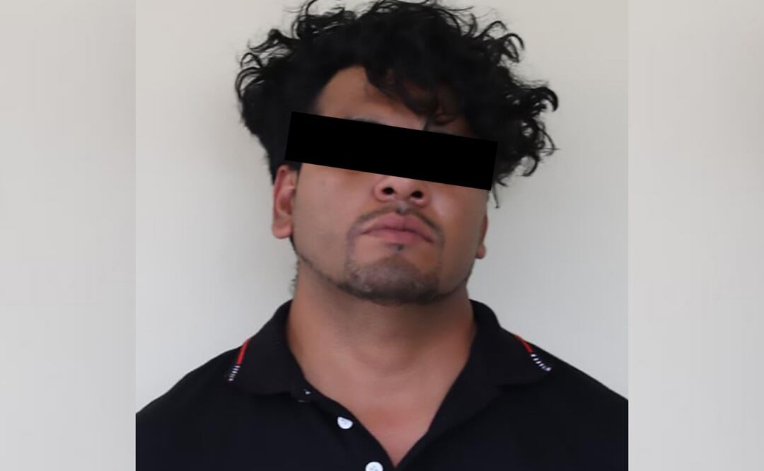 Israel Enríquez Meneses, identificado como jefe operativo del CJNG en Veracruz (21/02/2026). Foto: Especial