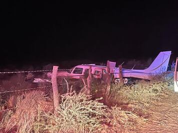 Se desploma avioneta en Tamaulipas; hay un herido 