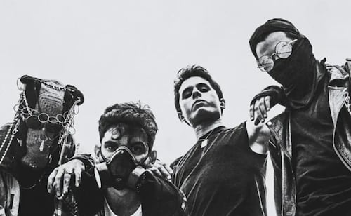 Members of Venezuelan band Van Der Dijs die in earthquakes