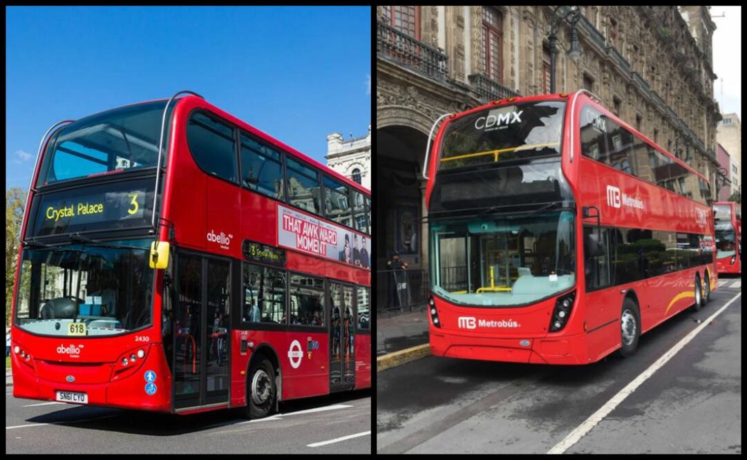 Los camiones para la Línea 7 del Metrobús fueron traídos desde Reino Unido. (Foto: Facebook Metrobús)