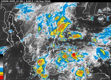 Prevén tormentas en Tamaulipas, SLP, Hidalgo y Veracruz