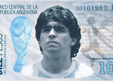 ¿Un billete de Maradona? El día que se propuso en Argentina llevar al Pelusa a los billetes