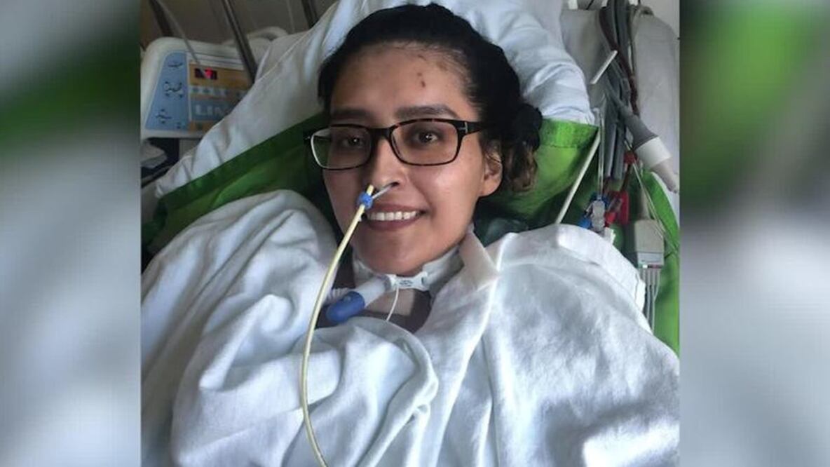 Mayra Ramírez fue la primera persona hasta donde se conoce en ser sometida a un trasplante doble de pulmón en EE.UU. tras enfermarse de coronavirus (Foto: Northwestern Medicine)