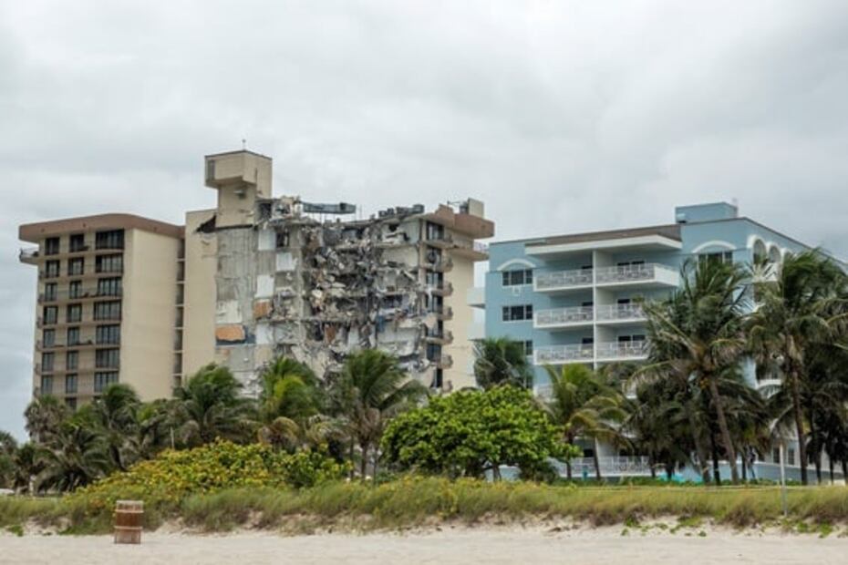 Las fotos del antes y después del edificio que colapsó en Miami
