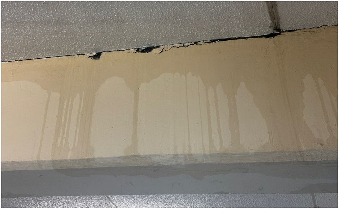 Se inunda escuela en Santa Catarina, Nuevo León por afectaciones de lluvia. Foto: Especial