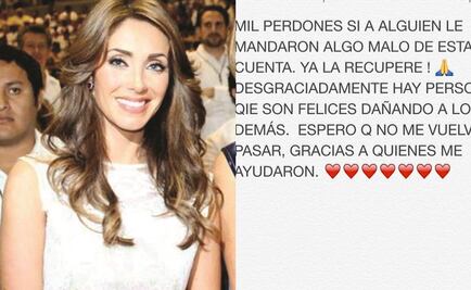 Hackean cuenta de Instagram de Anahí