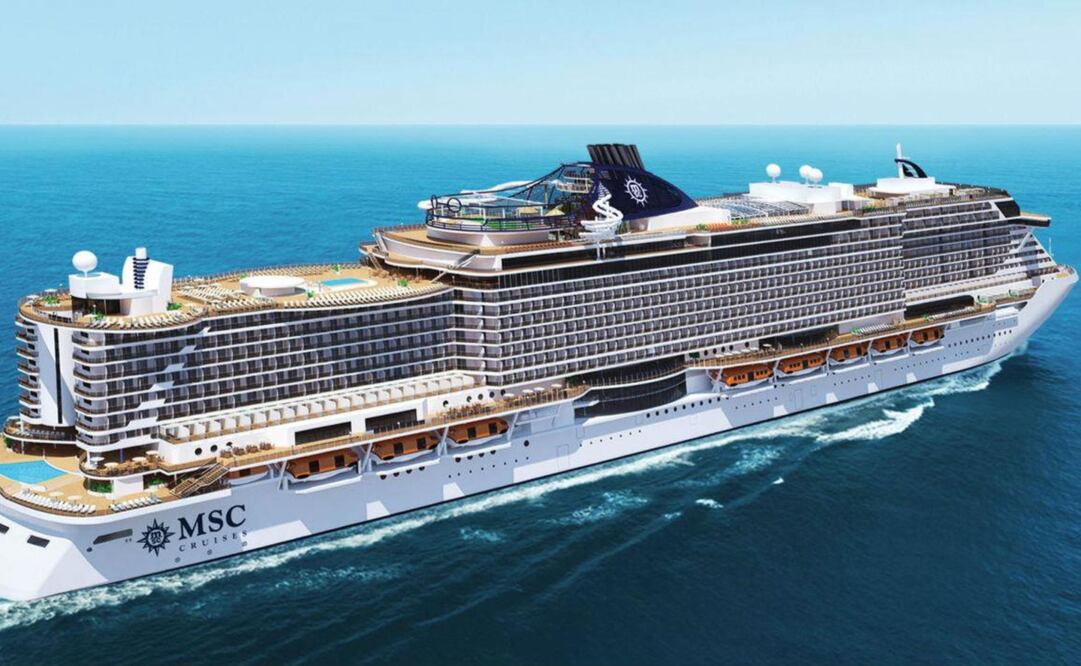 El crucero MSC Meraviglia permanecerá en Cozumel hasta la tarde del 27 de febrero. Foto: Cortesía