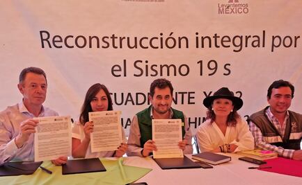 Firman convenio para reparar 81 viviendas dañadas por 19-S en Xochimilco