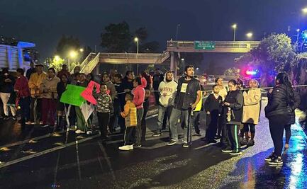 “¡Queremos agua!” exigen vecinos de Naucalpan; bloquean boulevard Luis Donaldo Colosio 