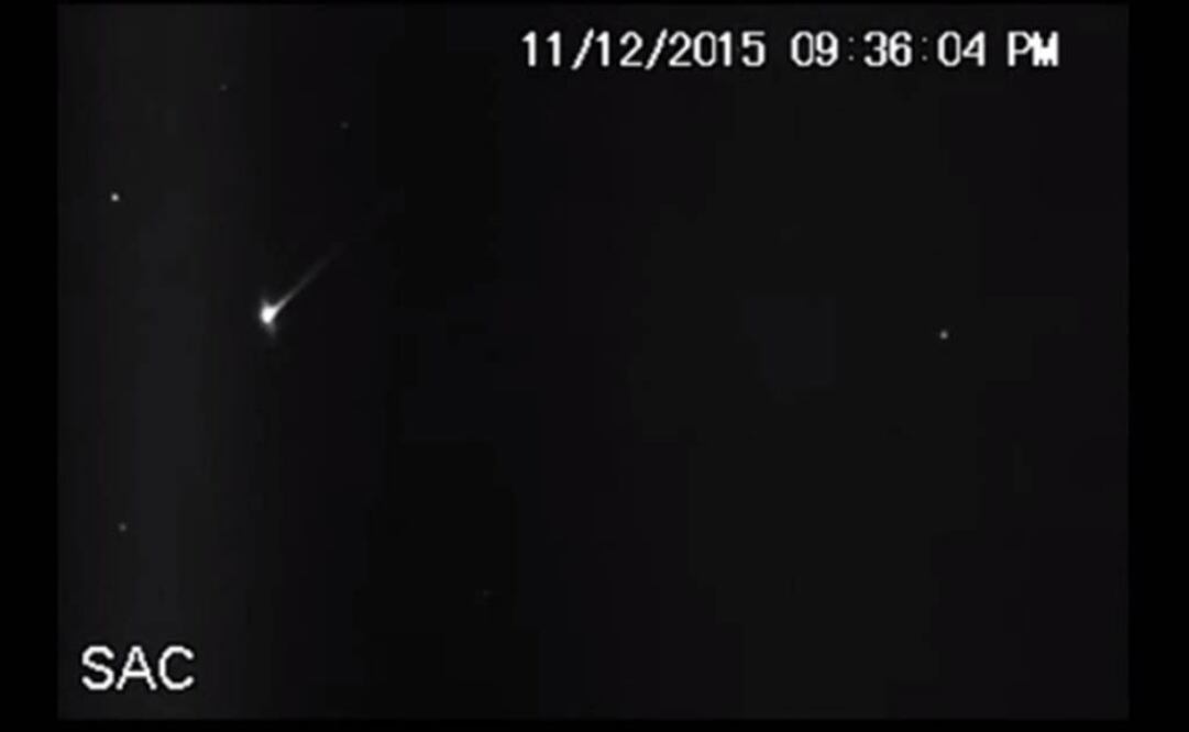 La Sociedad de Astronomía del Caribe captó la imagen de la bola de fuego de color verde y azul. Foto: Sociedad de Astronomía del Caribe