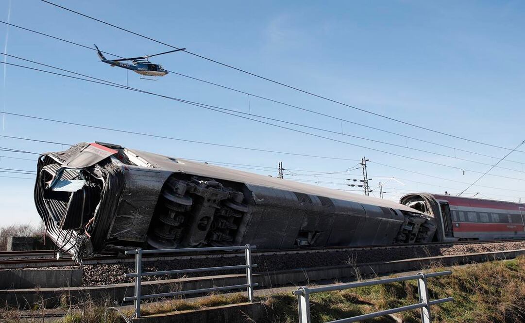 El tren había salido de las estación central de Milán pocos minutos antes y sólo llevaba a 27 pasajeros(Foto: AP)