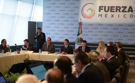 Presentan a Peña Nieto iniciativa "Fuerza México"