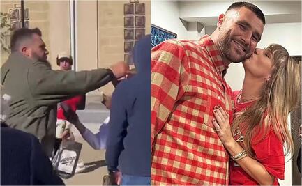 Jason Kelce explota y rompe celular de aficionado tras ataque a su hermano y Taylor Swift