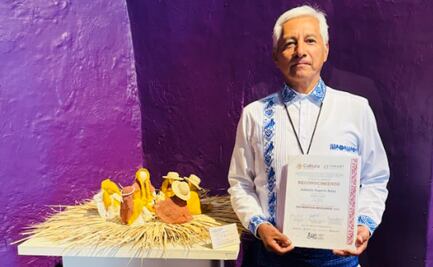Artesano de Actopan gana primer lugar nacional en el Concurso Nacional de Nacimientos Mexicanos 2025