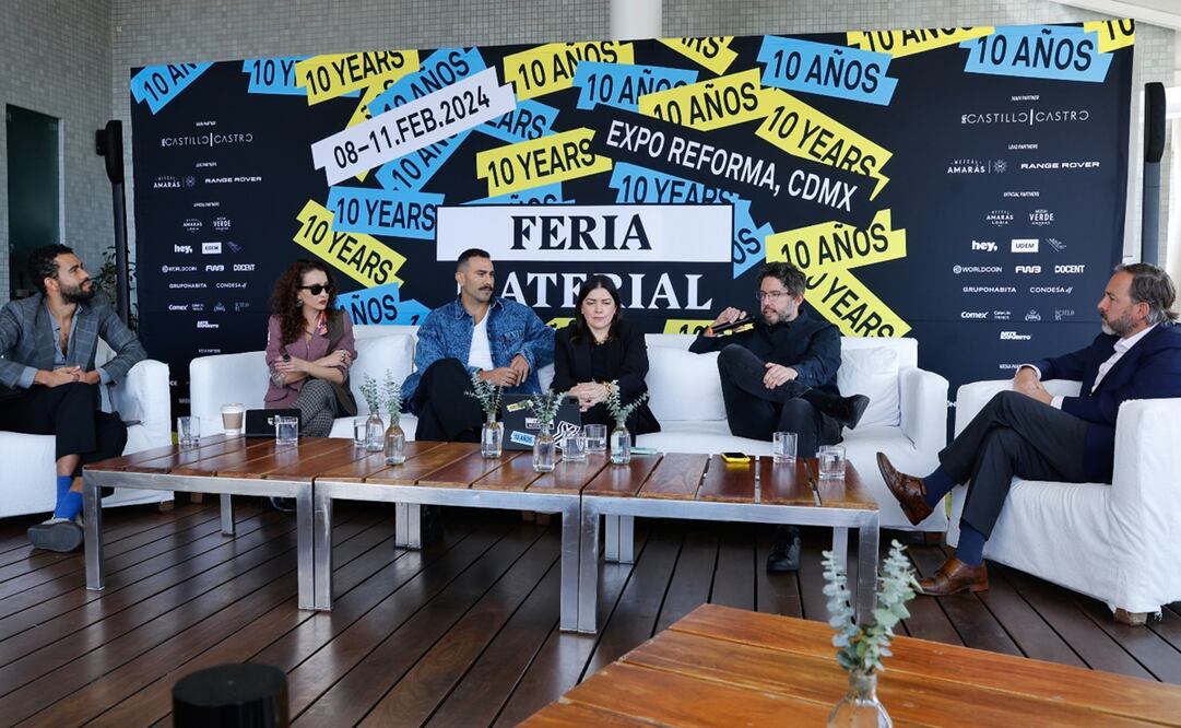 Conferencia de prensa por el próximo inicio de la feria de arte Material en el Hotel Habita ubicado en la colonia Polanco en la alcaldía Miguel Hidalgo. Foto: Fernanda Rojas/ El Universal.