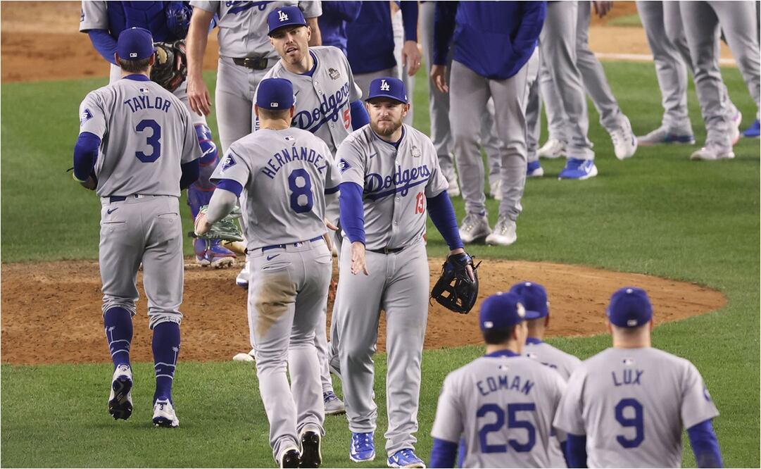 Los Dodgers están a un juego de coronarse. FOTO: EFE