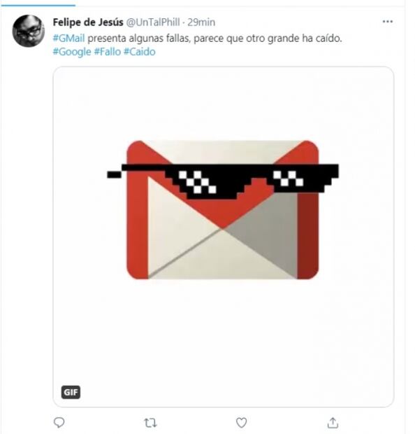 Se reportan fallas en Google