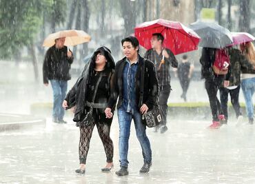 Se registra lluvia en 10 delegaciones de la CDMX