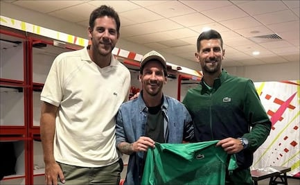 Novak Djokovic confesó que sintió presión por tener a Lionel Messi viendo su partido