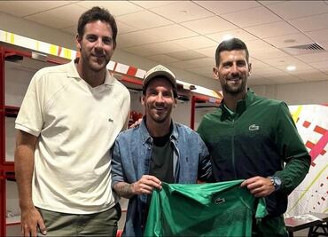 Novak Djokovic confesó que sintió presión por tener a Lionel Messi viendo su partido