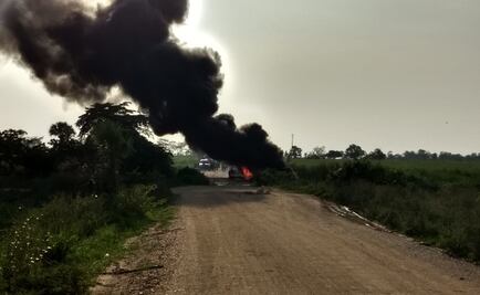 Registran incendio de ducto por toma clandestina en Veracruz